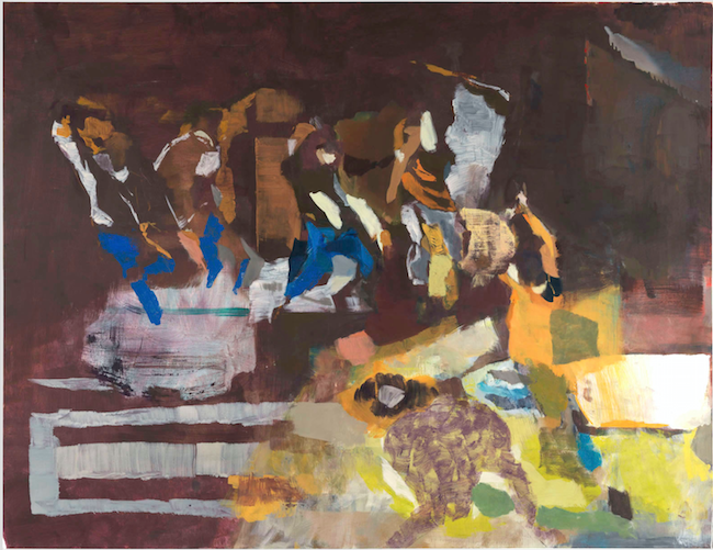 Yin & Yang & Grey I, 2023, Oil, Tempera on Canvas, 200 x 260 cm